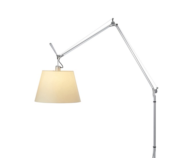Lampara De Pie Original Artemide Tolomeo Mega Terra Aluminio - Imagen 2