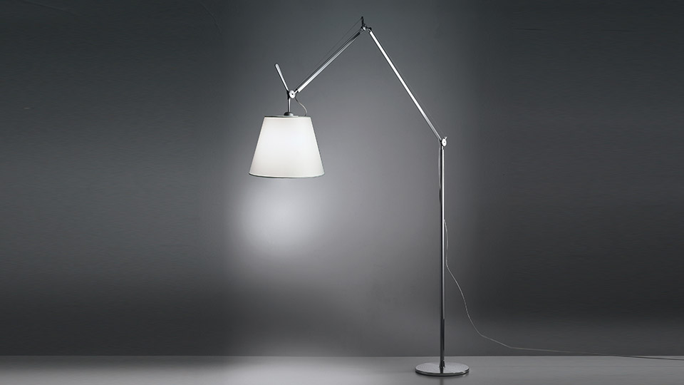 Lampara De Pie Original Artemide Tolomeo Mega Terra Aluminio - Imagen 7