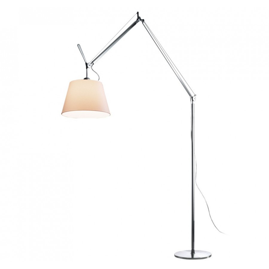 Lampara De Pie Original Artemide Tolomeo Mega Terra Aluminio