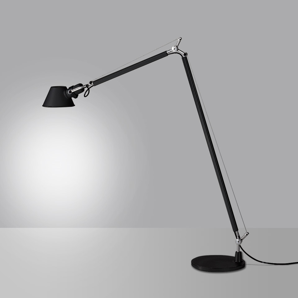 Lampara De Pie Original Artemide Tolomeo Lettura Negra - Imagen 4