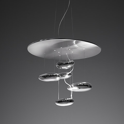 Lámpara Original Artemide Mercury Mini Suspensión Led Dimm