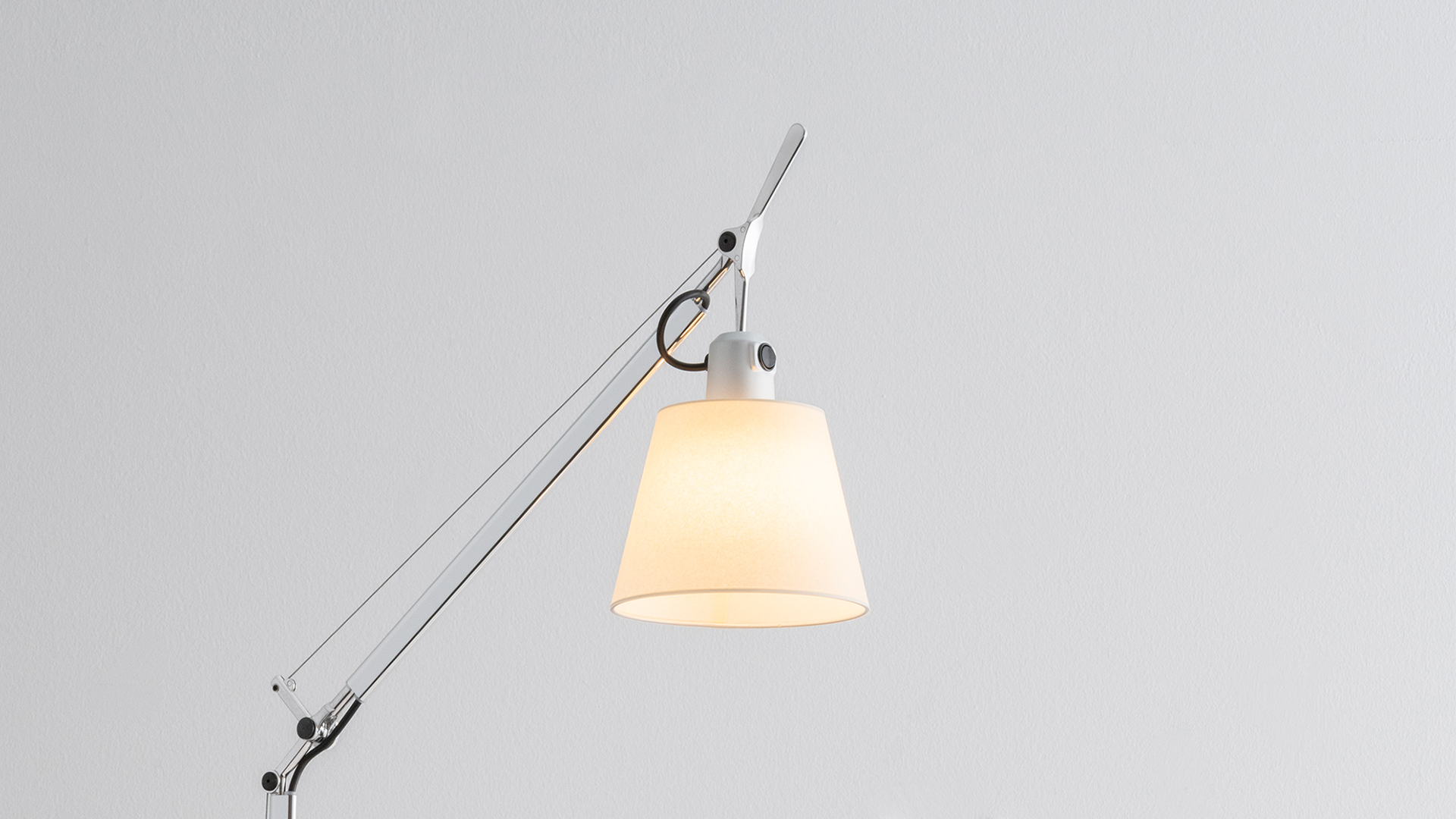 Lampara De Pie Original Artemide Tolomeo Lettura Basculante Pantalla Pergamino 18cm. - Imagen 3