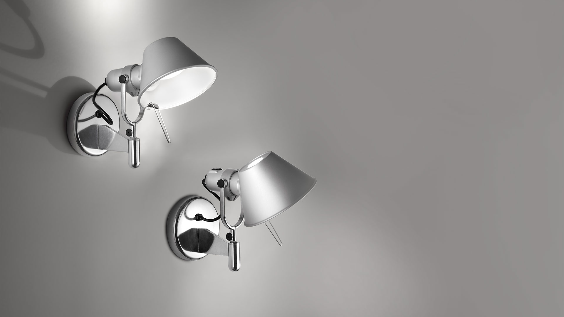 Aplique Pared Original Artemide Tolomeo Faretto Aluminio - Imagen 2